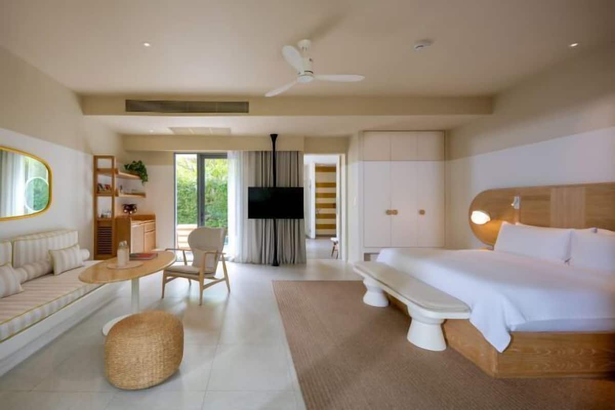 Hypo-allergenic bedding, down comforters, pillowtop beds, minibar