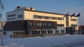 Majoituspaikan julkisivu