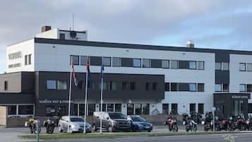 Majoituspaikan julkisivu