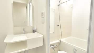 Business Apartment, Non Smoking | Bathroom | Separate bathtub and shower, free toiletries, hair dryer, slippers