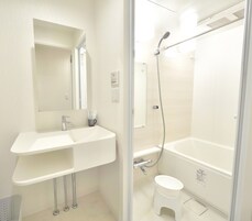 Business Apartment, Non Smoking | Bathroom | Separate tub and shower, free toiletries, hair dryer, slippers