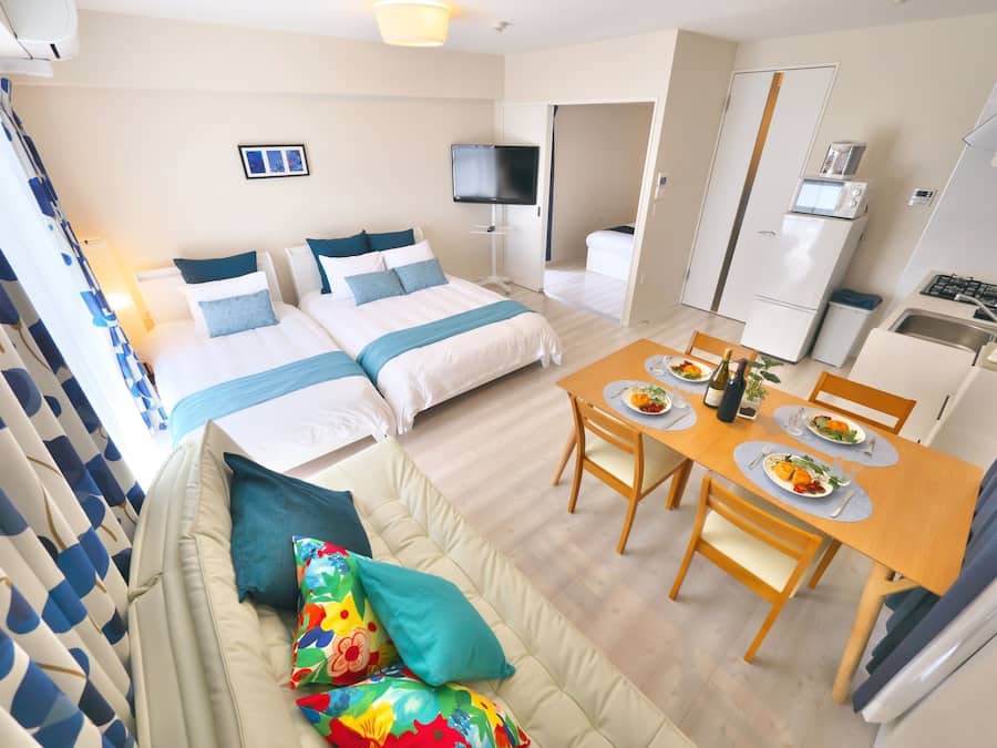 Desk, blackout drapes, iron/ironing board, free WiFi