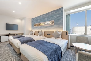 Coffres-forts dans les chambres, bureau, Wi-Fi gratuit, draps fournis