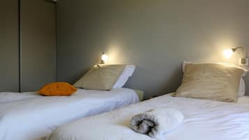 2 chambres, Wi-Fi gratuit, draps fournis