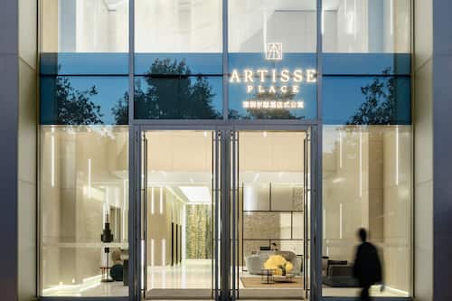 Fassade der Unterkunft