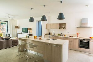 Frigorífico, horno, placa de cocina y lavavajillas
