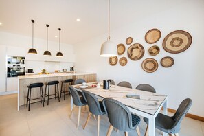 Dining - Mythic Suites & Villas by MJ Holidays Ltd - Grand Luxury Suite 2 Bedrooms (Rivière Noire)