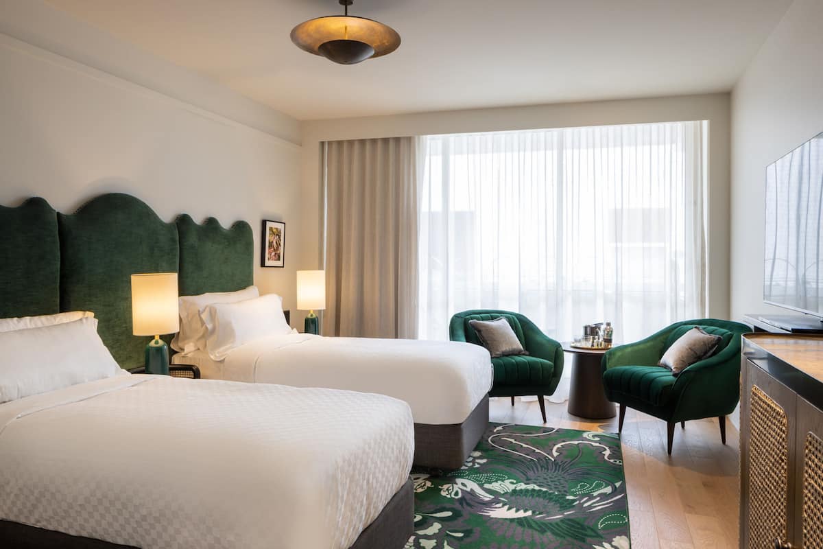 Chambre Premium, 2 lits une place, terrasse | 1 chambre, literie hypoallergénique, minibar