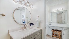 Hair dryer, towels