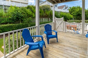 Terrace/patio - The Hidden Gem: Hot Tub, Private Pool, Currituck Club Amenities (Corolla)