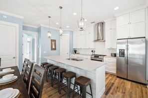 Fridge, microwave, oven, stovetop - Steps to Sand & Surf! Peaceful Family Retreat – Prime Location to Best of 30A (Seacrest Beach)