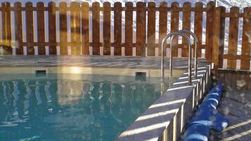 Indoor pool, a heated pool