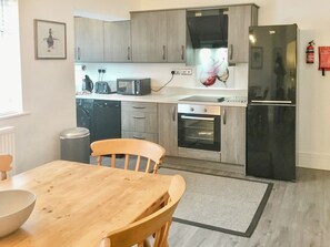 Dishwasher, high chair, cookware/dishes/utensils
