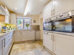 Dishwasher, high chair - The Woodlands Farmhouse (Willington, Malpas)