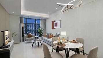 Deluxe Room, 1 Bedroom | Living room