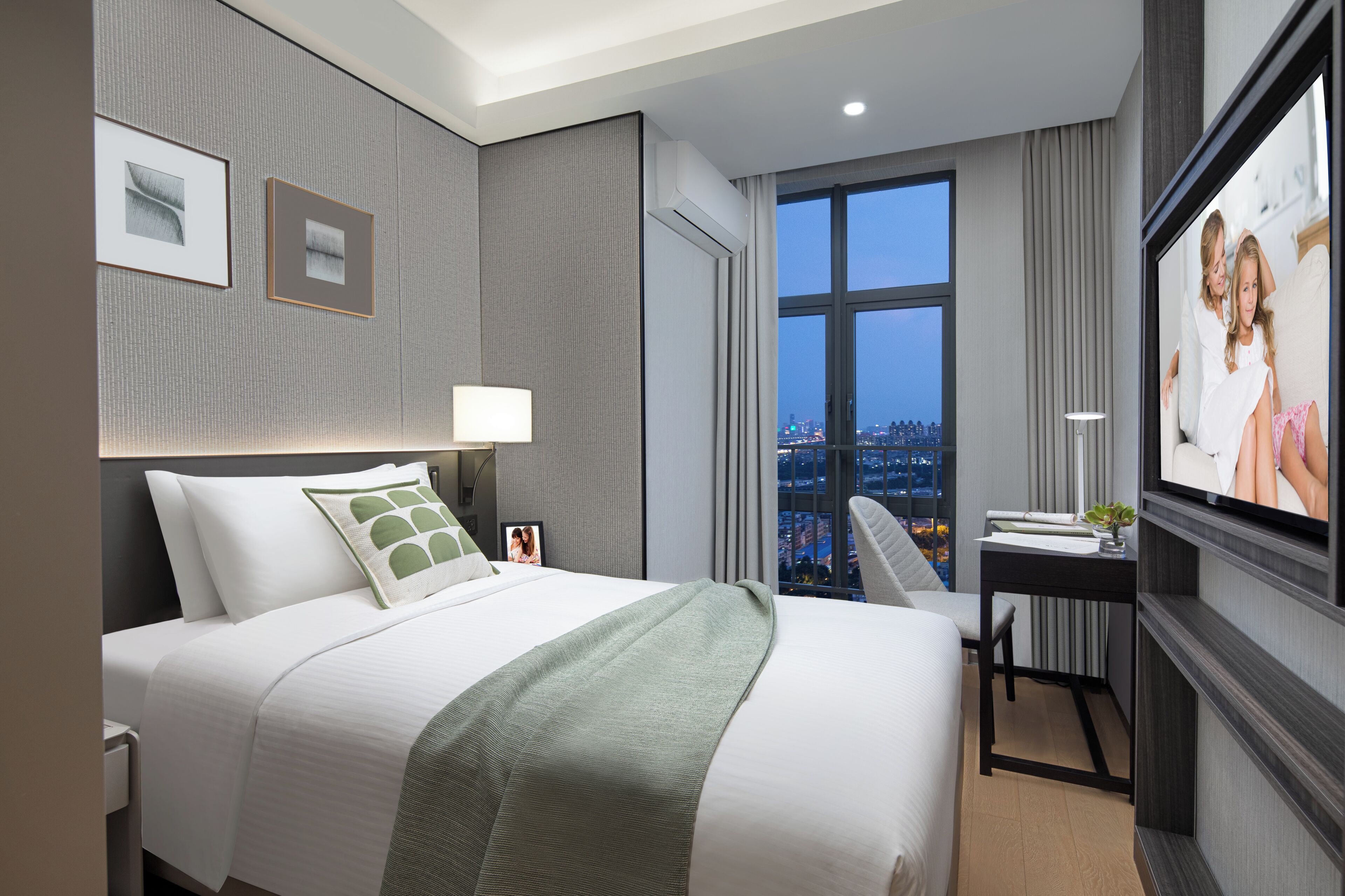 Executive Room, 2 Bedrooms | In-room safe, desk, blackout drapes, iron/ironing board