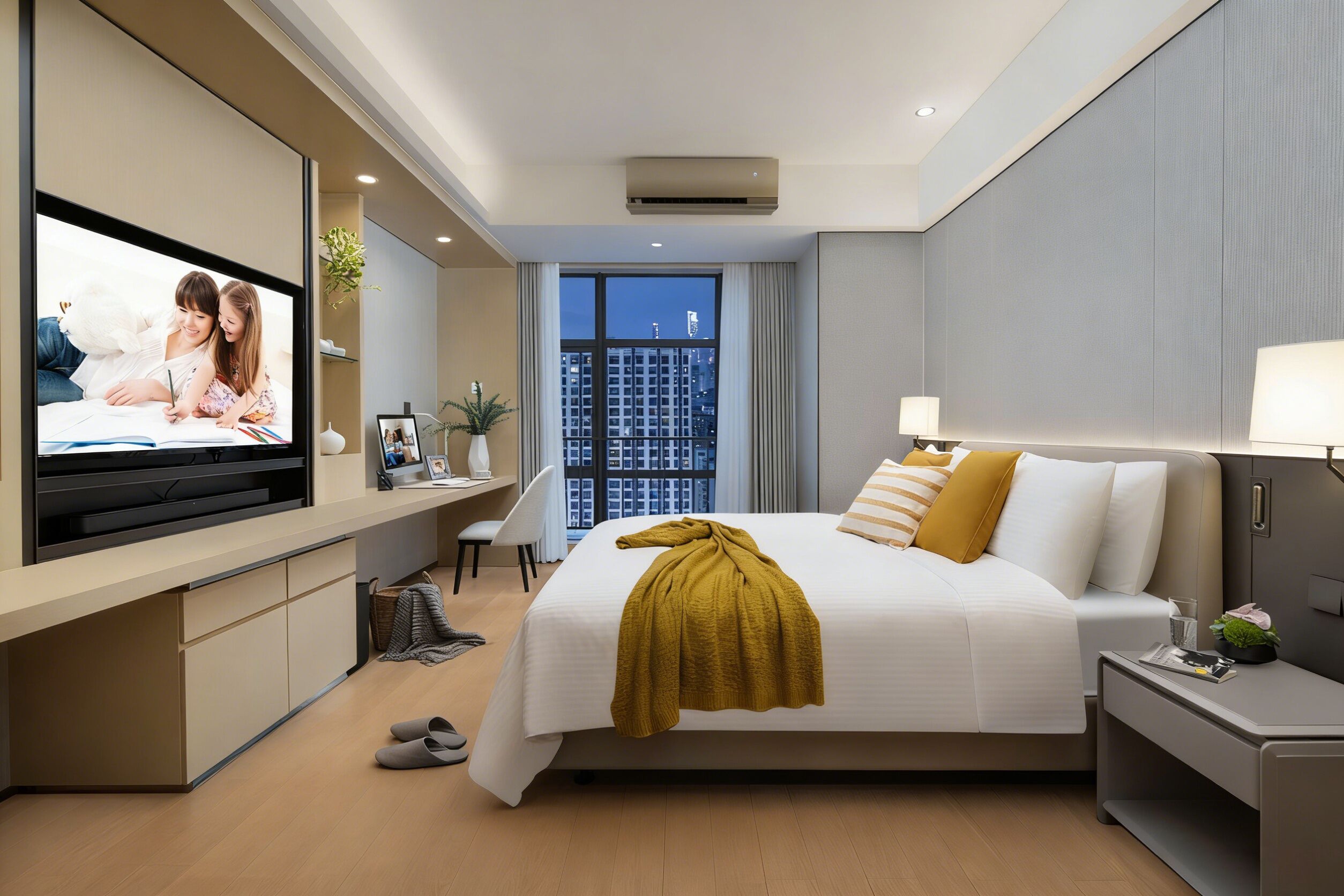 Deluxe Room, 1 Queen Bed | In-room safe, desk, blackout drapes, iron/ironing board