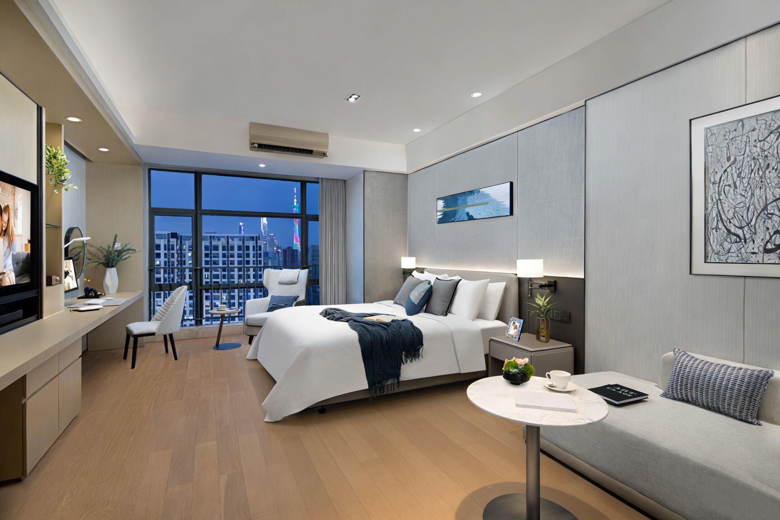 Executive Studio | In-room safe, desk, blackout drapes, iron/ironing board