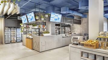 Free daily buffet breakfast