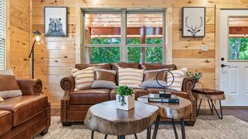 Smart TV, fireplace, video games