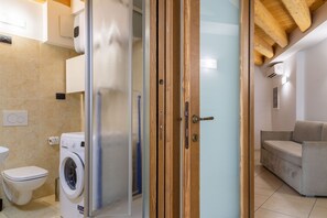 Shower, rainfall showerhead, hair dryer, bidet