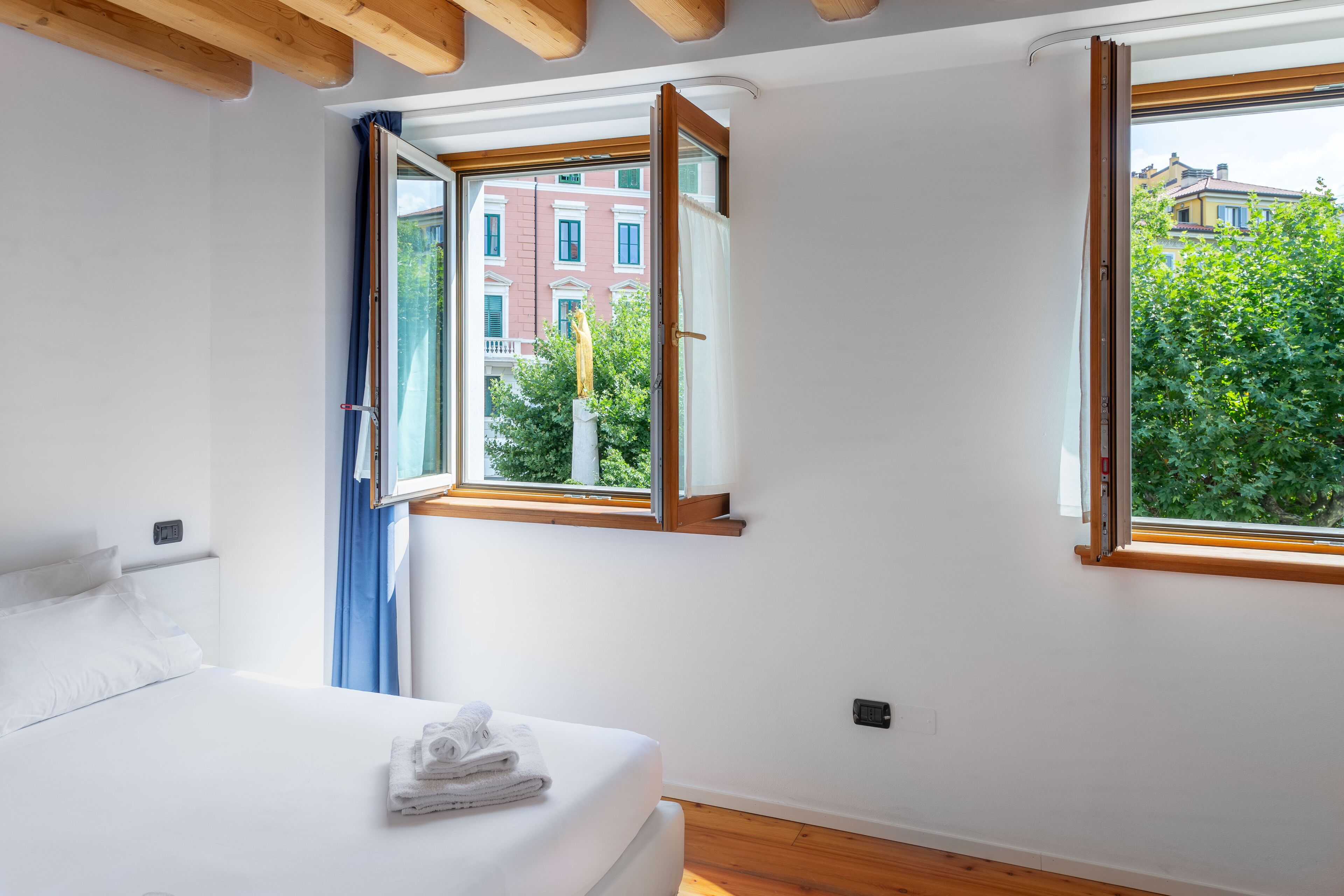 Uitzicht vanuit de kamer