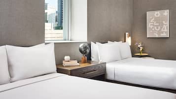 Premium bedding, pillowtop beds, individually decorated