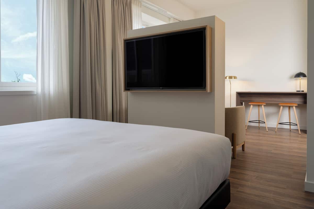 Junior suite, 1 kingsize bed | Een minibar, een kluis op de kamer, een bureau, een laptopwerkplek