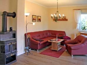 Televisión, chimenea