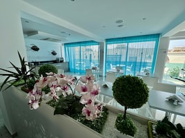 Lobby sitting area