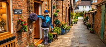 Historic Fisherman’s Cottage Whitby Quiet Old Yard Sleeps 6