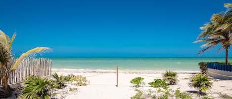 Aan het strand