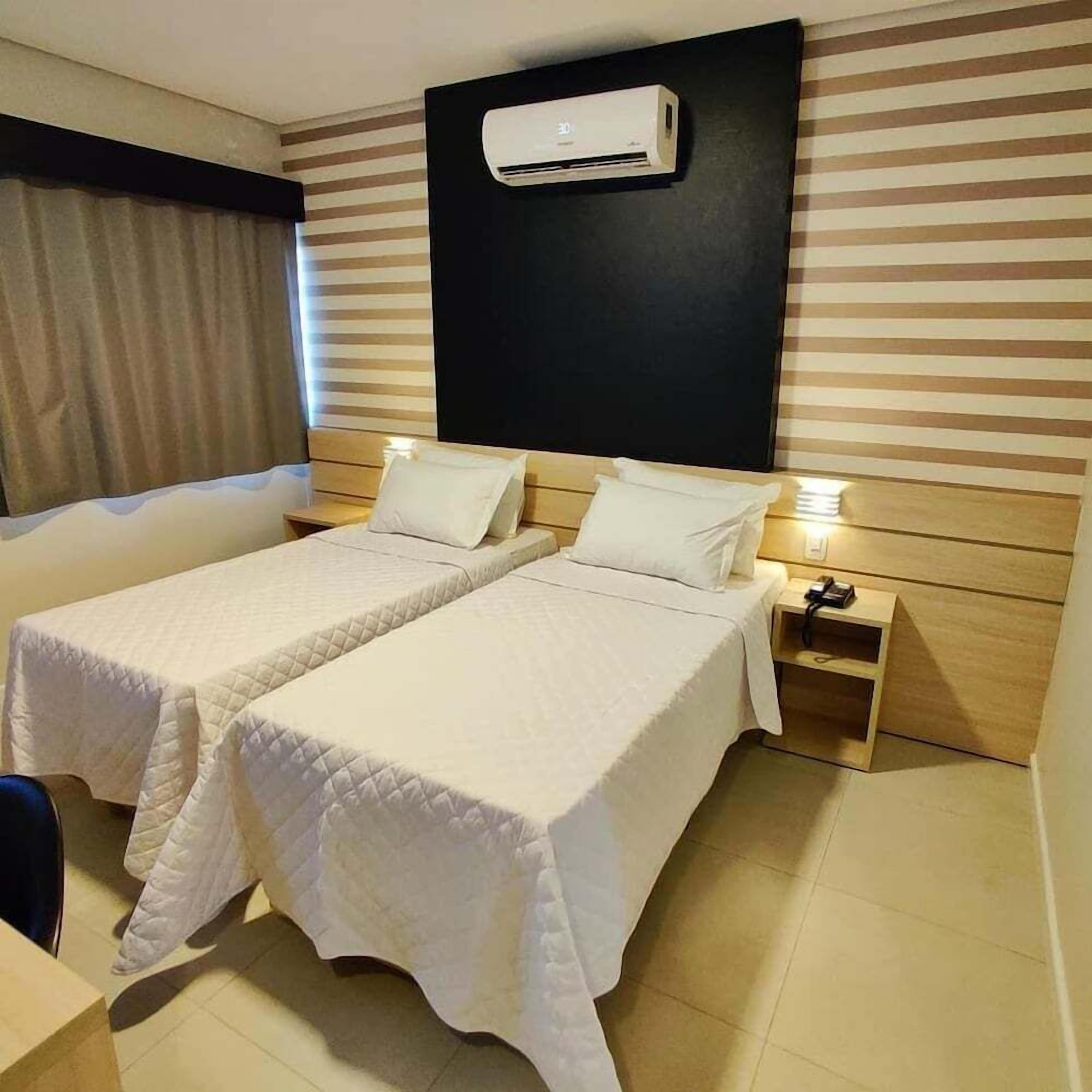 Minibar, desk, laptop workspace, soundproofing