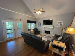Smart TV, video games, DVD player, table football