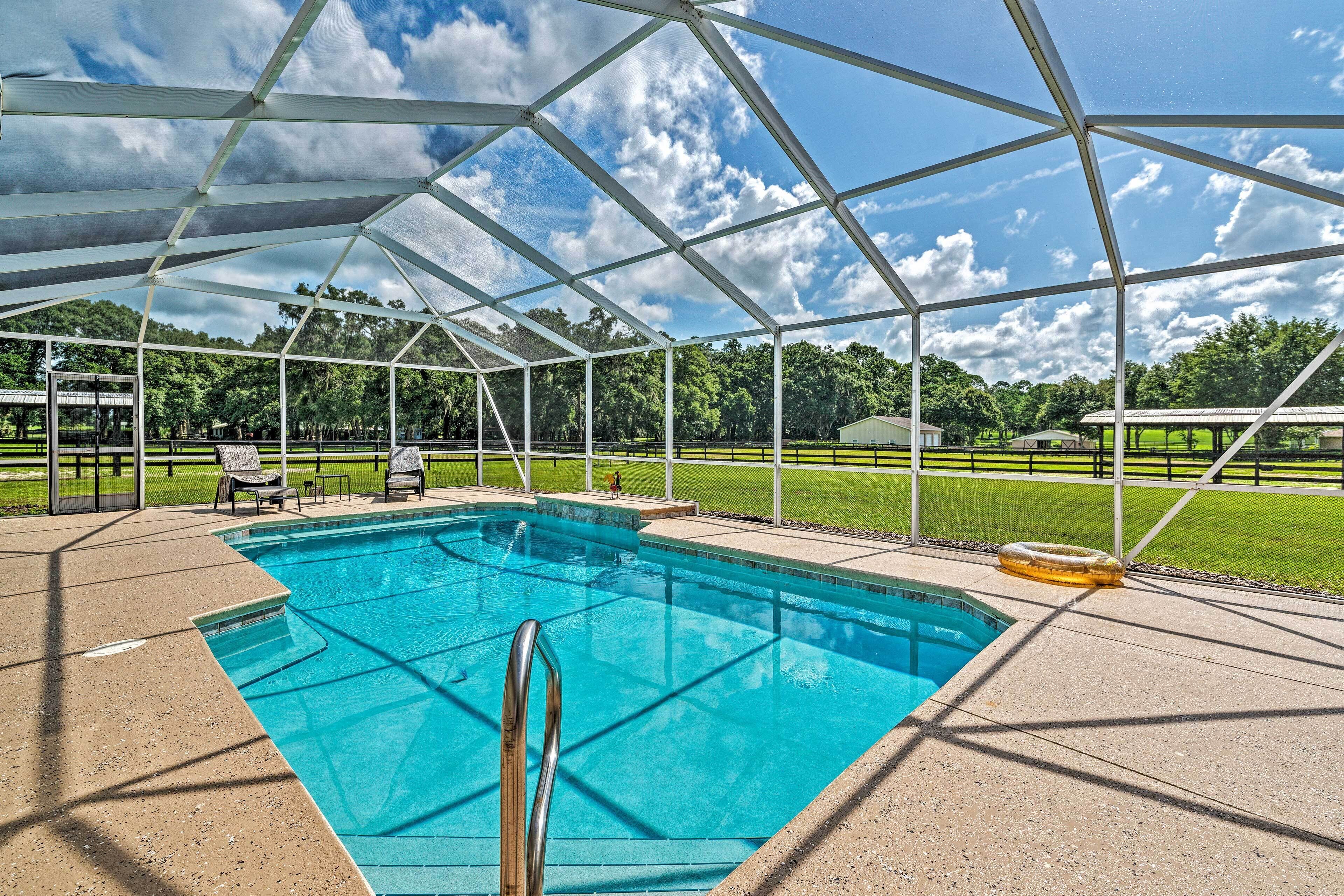 6-Acre Retreat < 3 Mi to WEC & < 10 Mi to HITS!