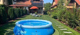 Holiday home in the center, just 400 m from the beach