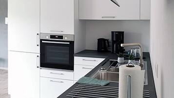 Kühlschrank, Ofen, Herdplatte, Geschirrspüler