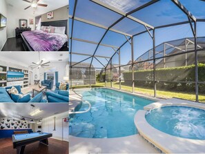 Pool - Pool Home with Spa & Games Room in Gated Community Near WDW (Davenport)