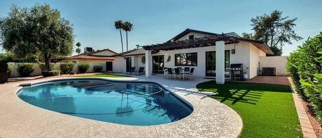 Una piscina climatizada