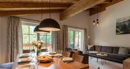 Chalet prĂšs des chutes d'eau de Krimml