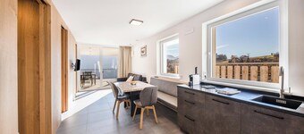 Appartamento "Thalerhof Sancta Sebastianus" con vista sulle montagne, giardino e Wi-Fi