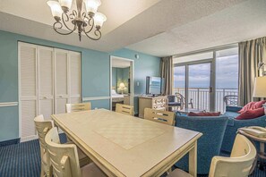 Dining - Ocean Front Views! Camelot Resort 1011 (Myrtle Beach)