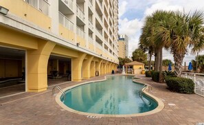Indoor pool - Ocean Front Views! Camelot Resort 1011 (Myrtle Beach)
