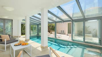 Una piscina riscaldata