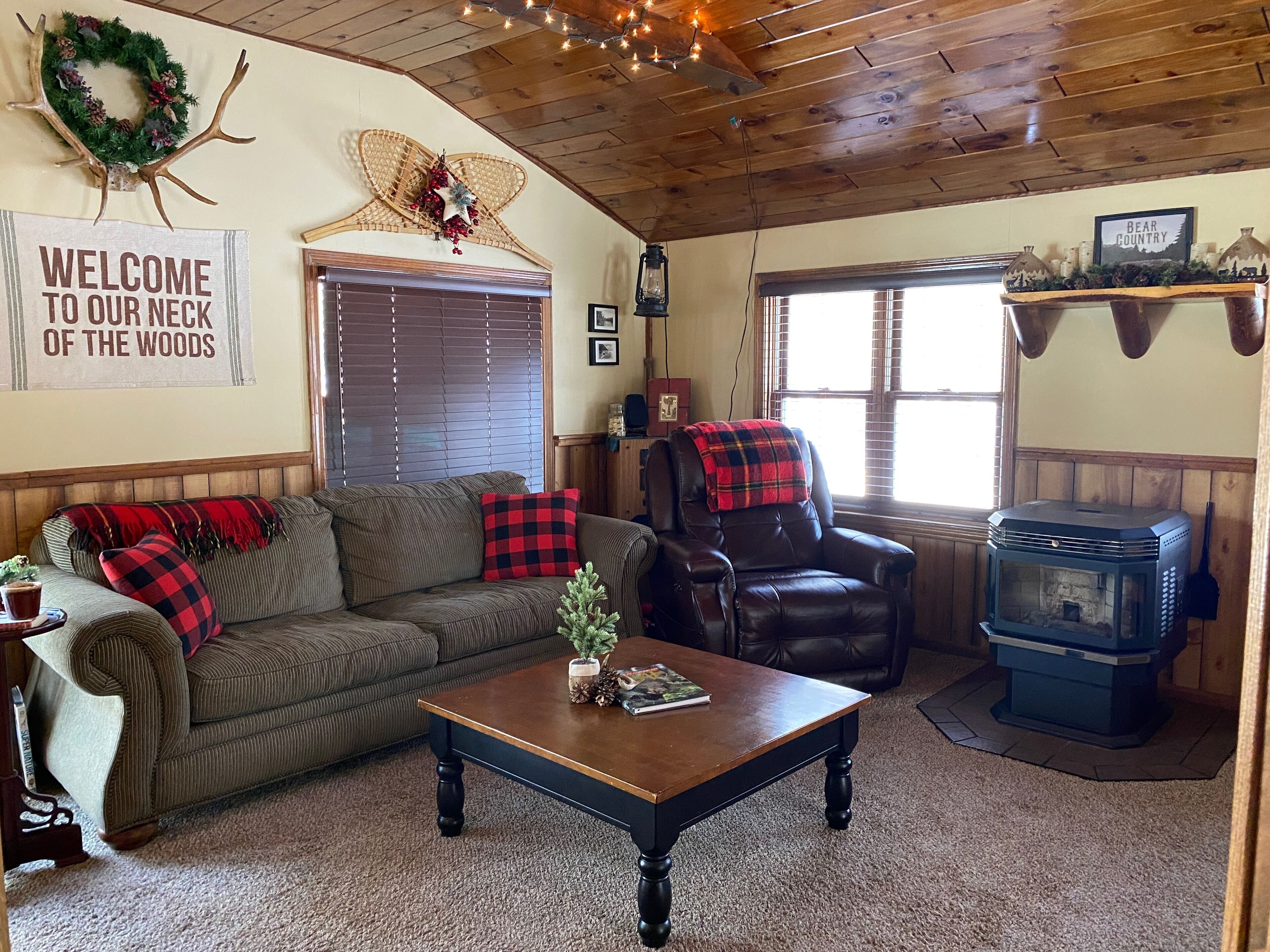 Smart TV, books, stereo