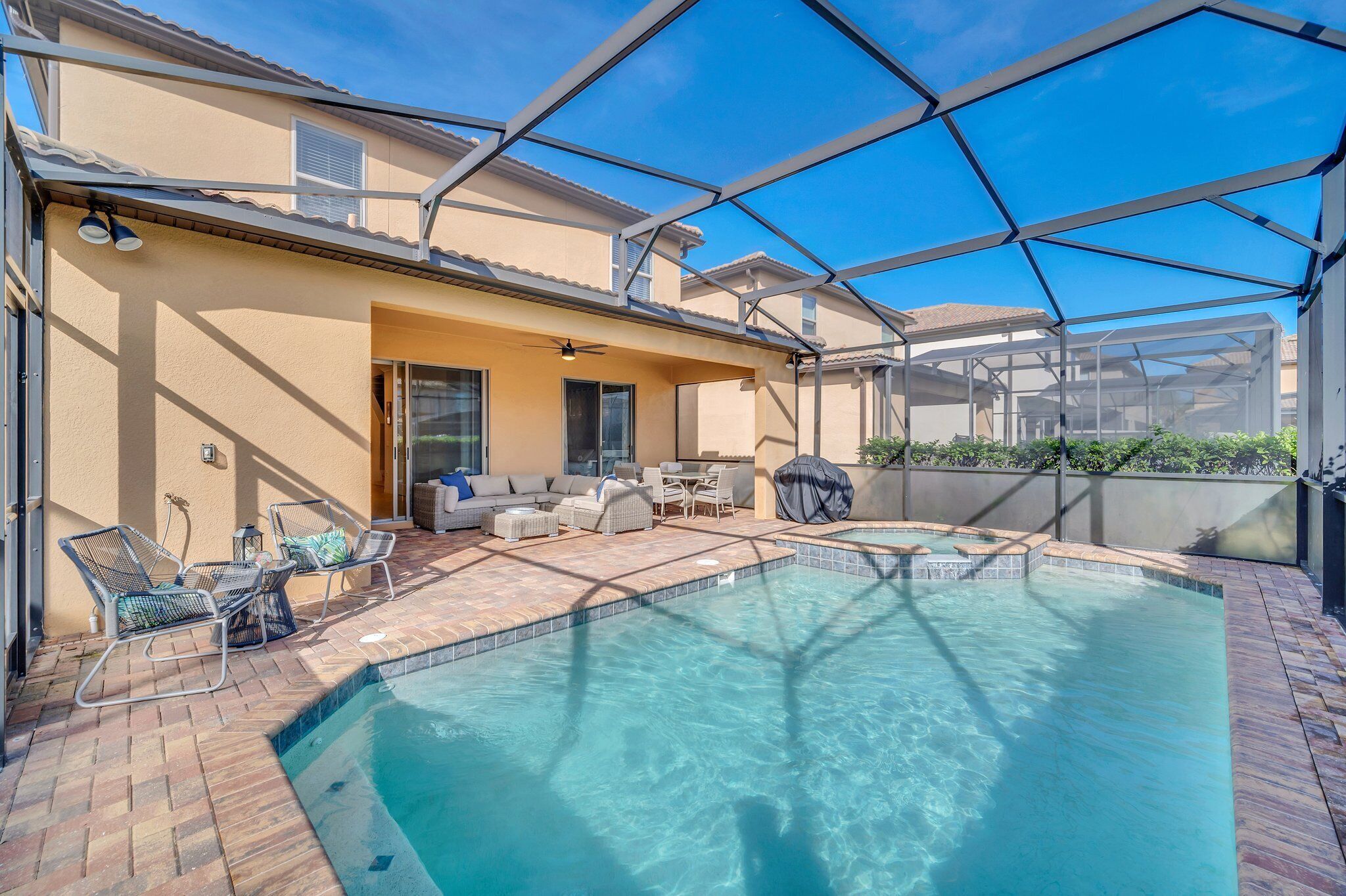 Una piscina riscaldata