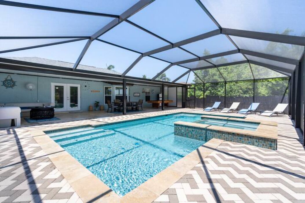 Amazing Home with heated pool and spa, fire pit, grill and much more!!!