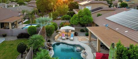 Una piscina climatizada