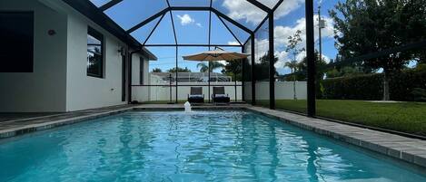 Außenpool, beheizter Pool