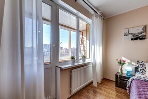 Comfort-Apartment, 1 Schlafzimmer | 1 Schlafzimmer, Schreibtisch, laptopgeeigneter Arbeitsplatz